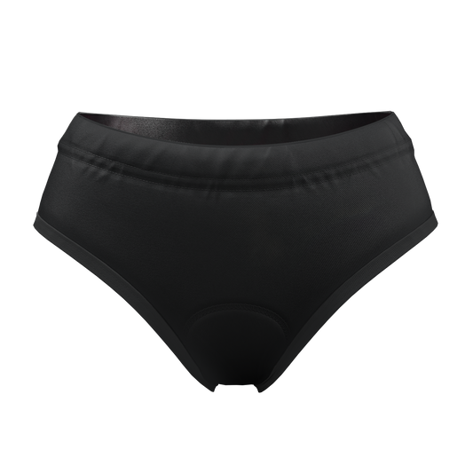 Women's Plain Gel Padded Cycling Underwear-Briefs