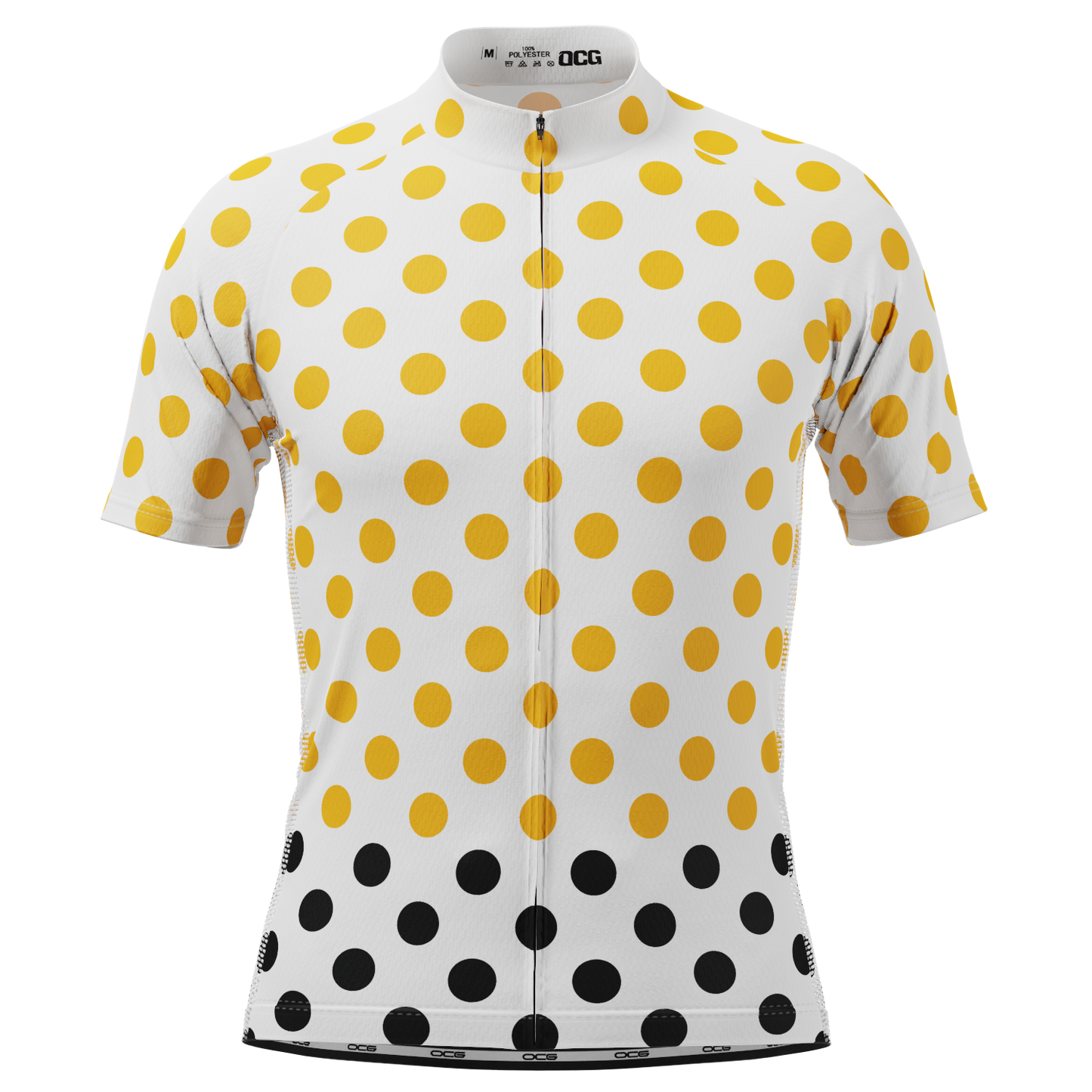 Men's Polka Dots Short Sleeve Cycling Jersey