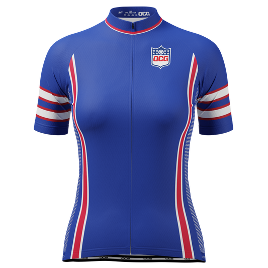 Women's Buffalo Football Short Sleeve Cycling Jersey