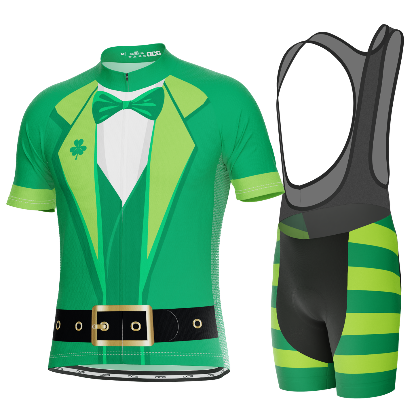 Men's Leprechaun Short Sleeve 2 Piece Cycling Kit