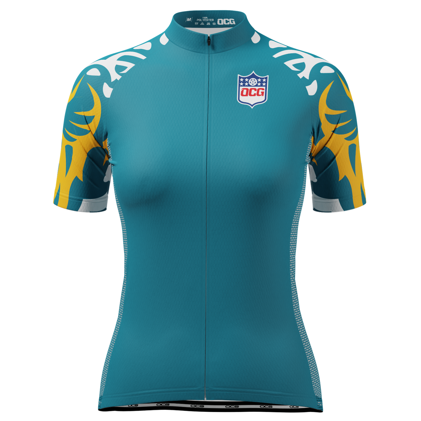 Women's Jacksonville Football Short Sleeve Cycling Jersey