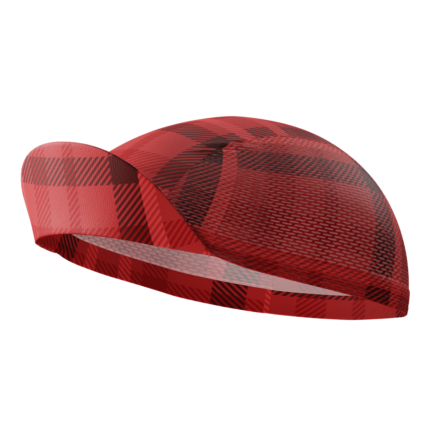 Unisex Plaid Tartan Pattern Quick Dry Cycling Cap