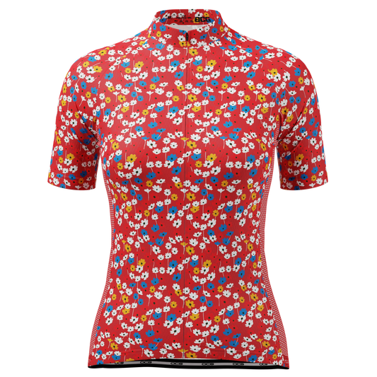 Women's Ditsy Floral Short Sleeve Cycling Jersey
