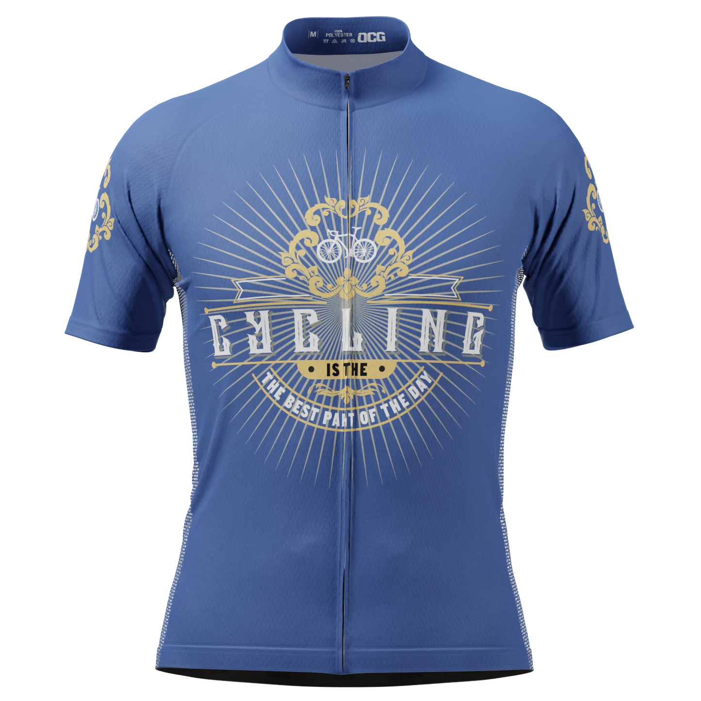 Men's Cycling Is The Best Part Of The Day Short Sleeve Cycling Jersey