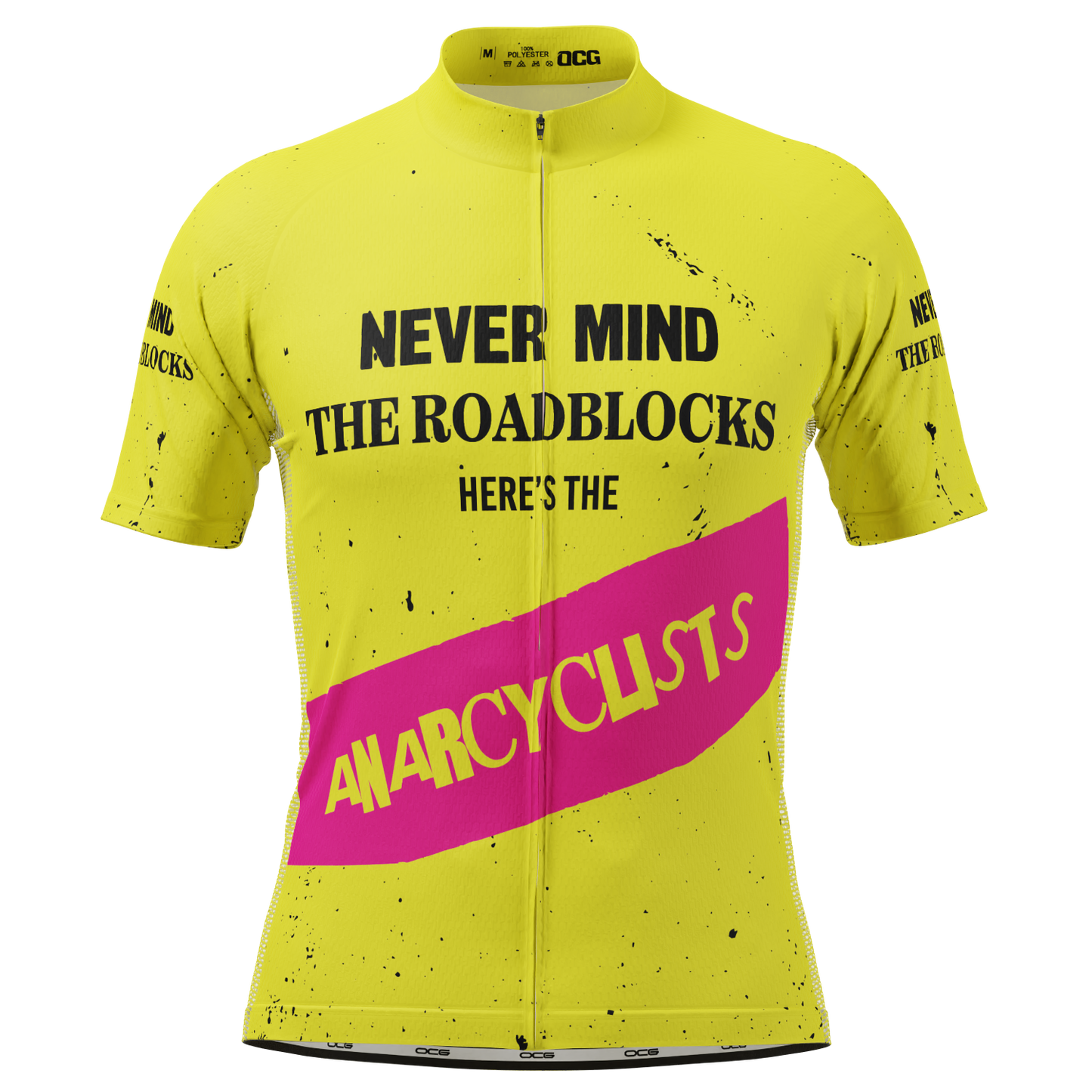 Men's Never Mind The Roadblocks Short Sleeve Cycling Jersey