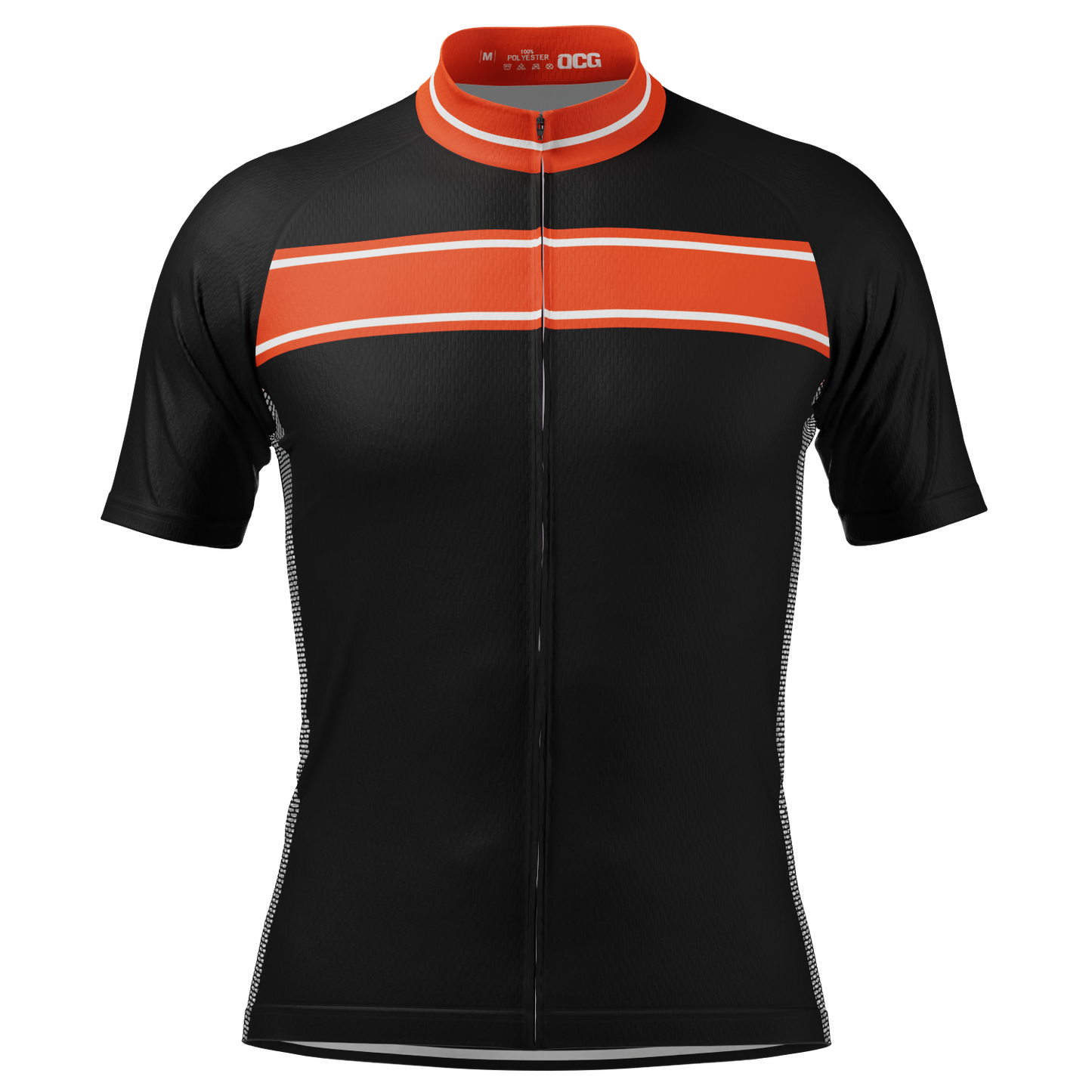 Men's Retro Rush Stripes Short Sleeve Cycling Jersey