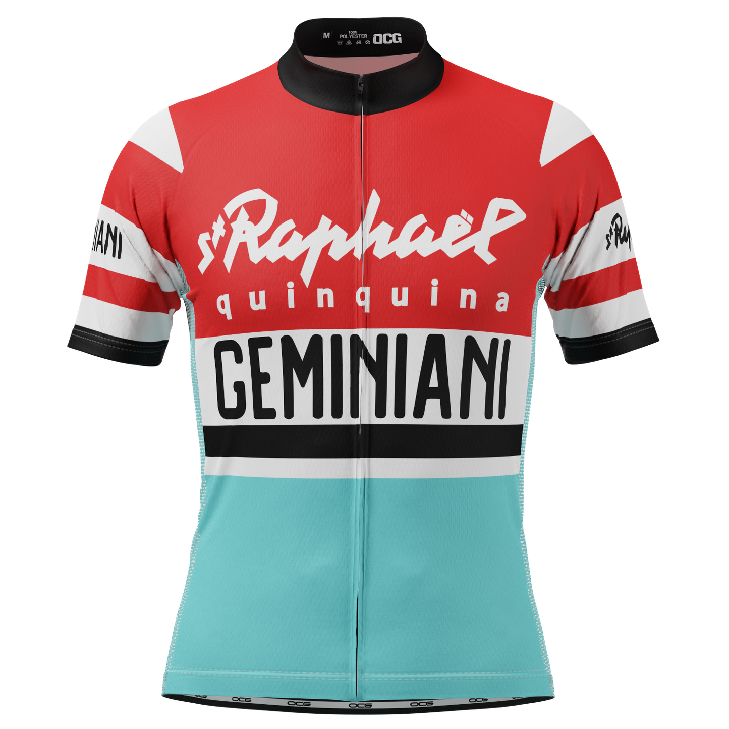 Men's St Raphael-Geminiani Retro Short Sleeve Cycling Jersey