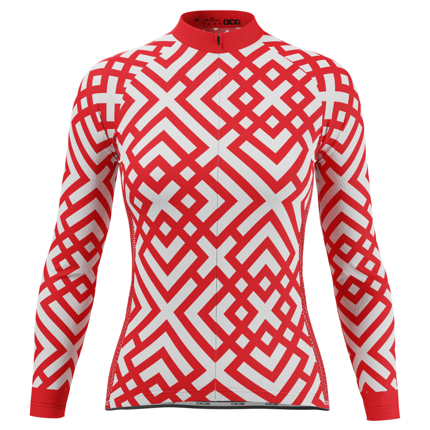Women's Cross Hatch Long Sleeve Cycling Jersey