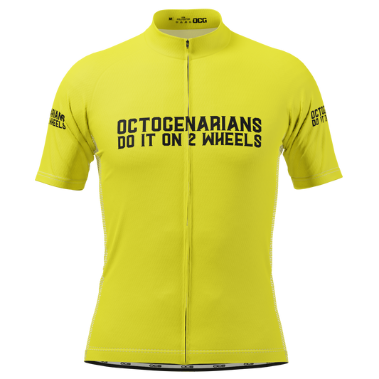 Men's High Viz Octogenarian Short Sleeve Cycling Jersey