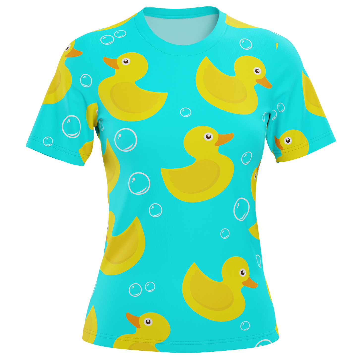Women's Rubber Duck Short Sleeve Running Shirt