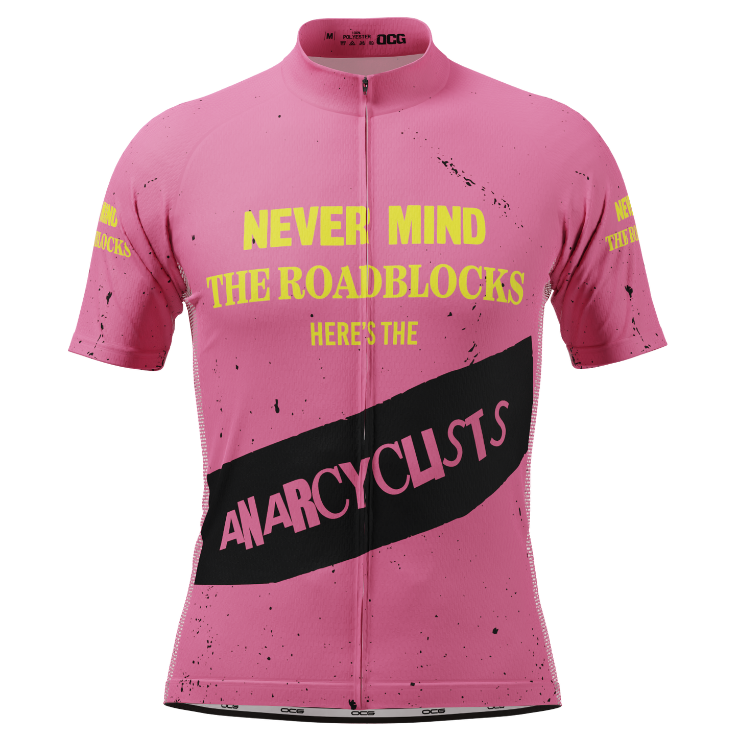 Men's Never Mind The Roadblocks Short Sleeve Cycling Jersey