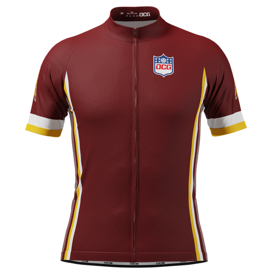 Men's Washington Football Short Sleeve Cycling Jersey