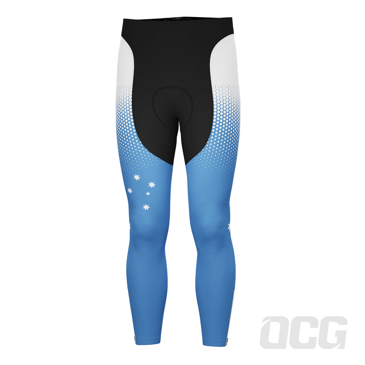 Men's World Countries Team Australia Icon Gel Padded Cycling Bib-Tights