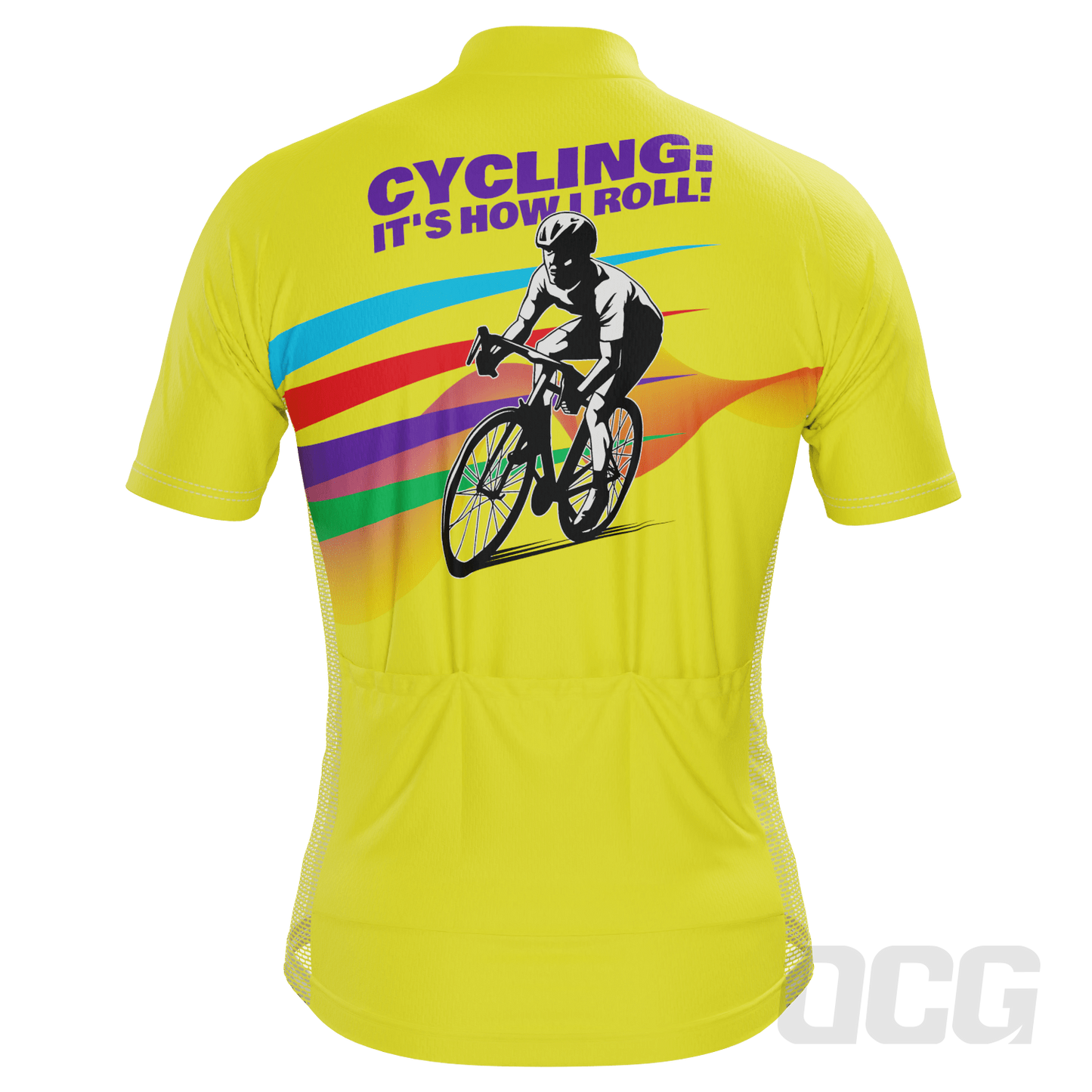 Men's Cycling: It's How I Roll! Short Sleeve Cycling Jersey