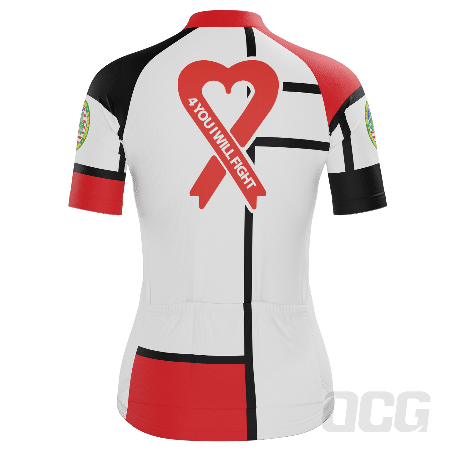 Women's La Vie Claire in Red Custom Short Sleeve Cycling Jersey