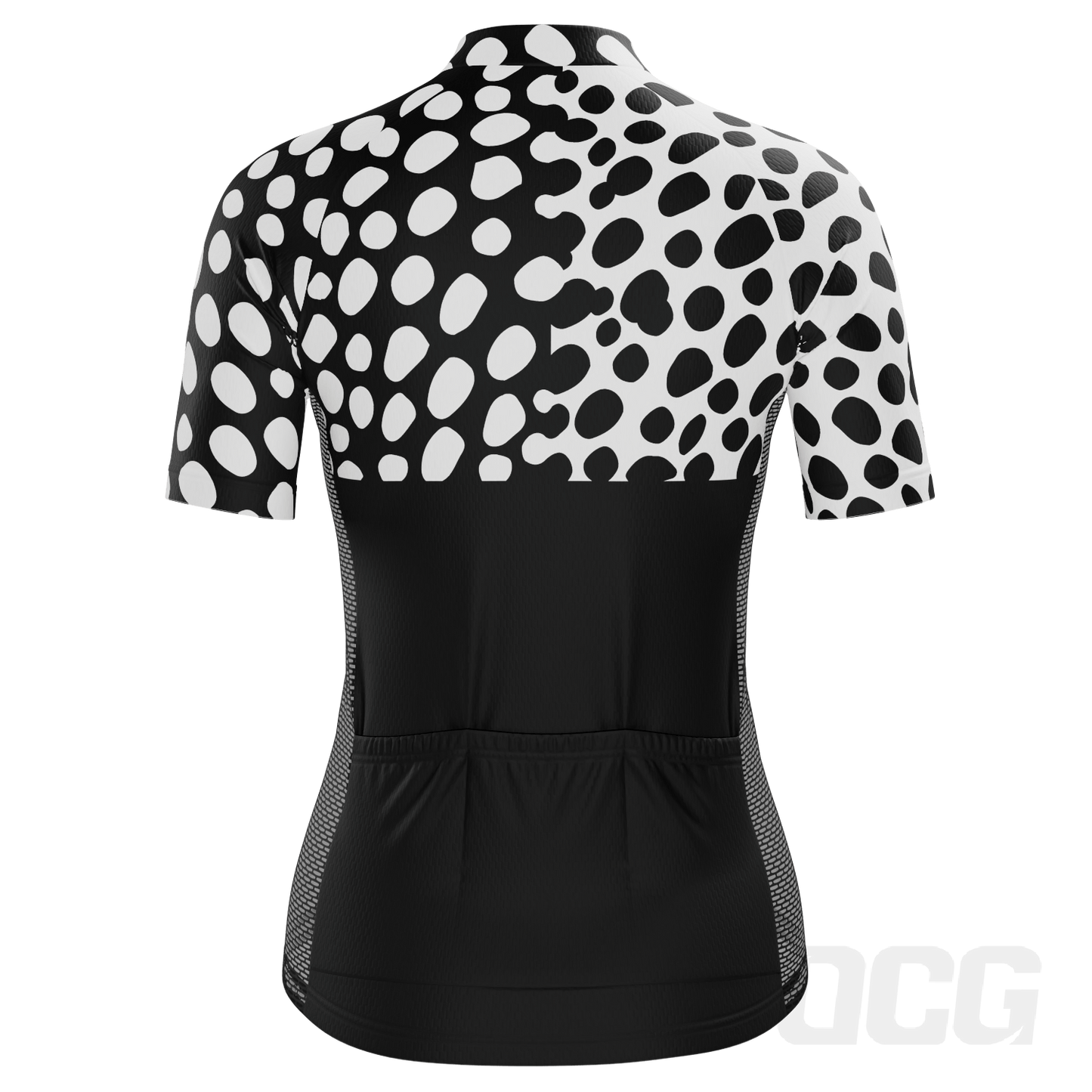Women's Leopard Spots Short Sleeve Cycling Jersey
