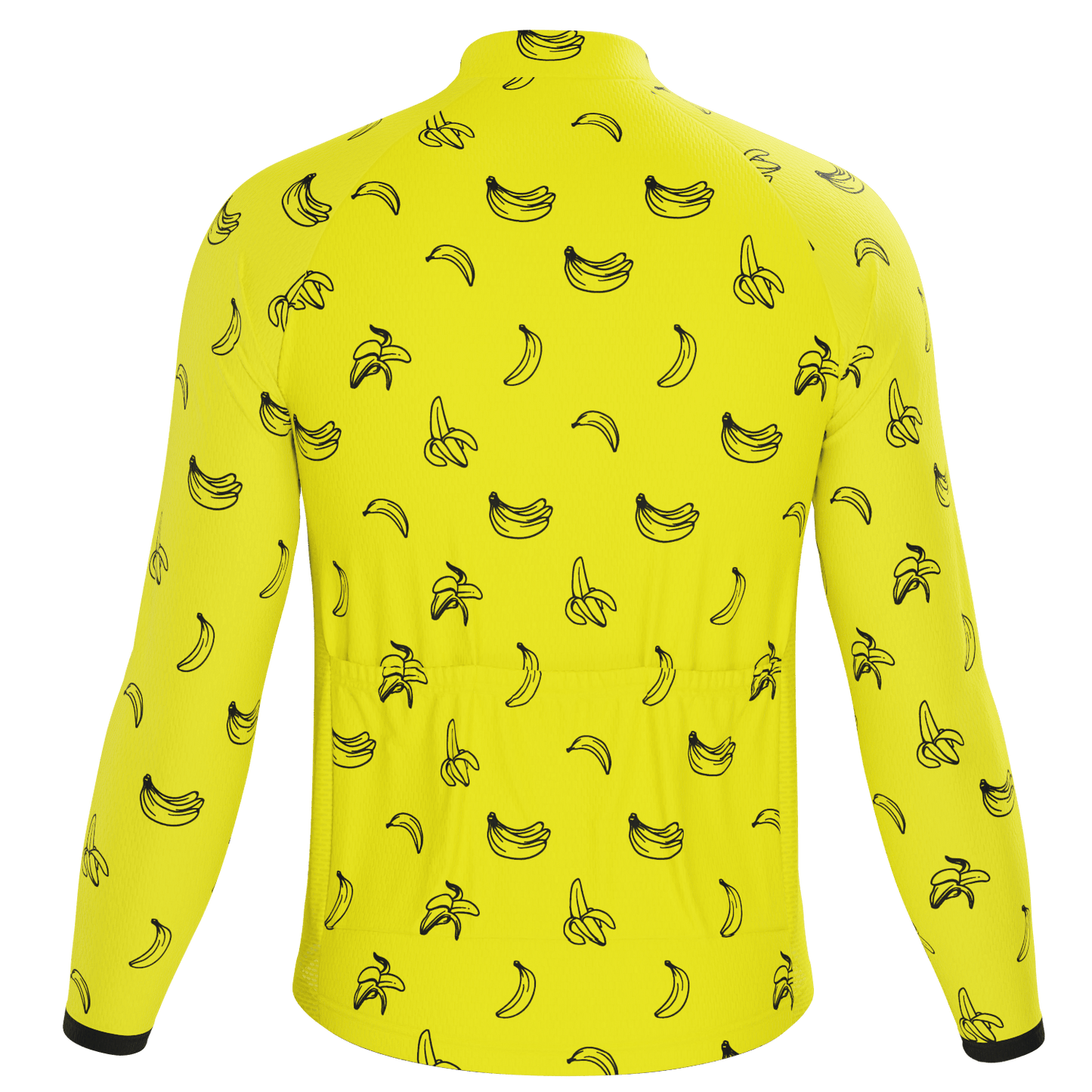 Men's Must Be Bananas Long Sleeve Cycling Jersey