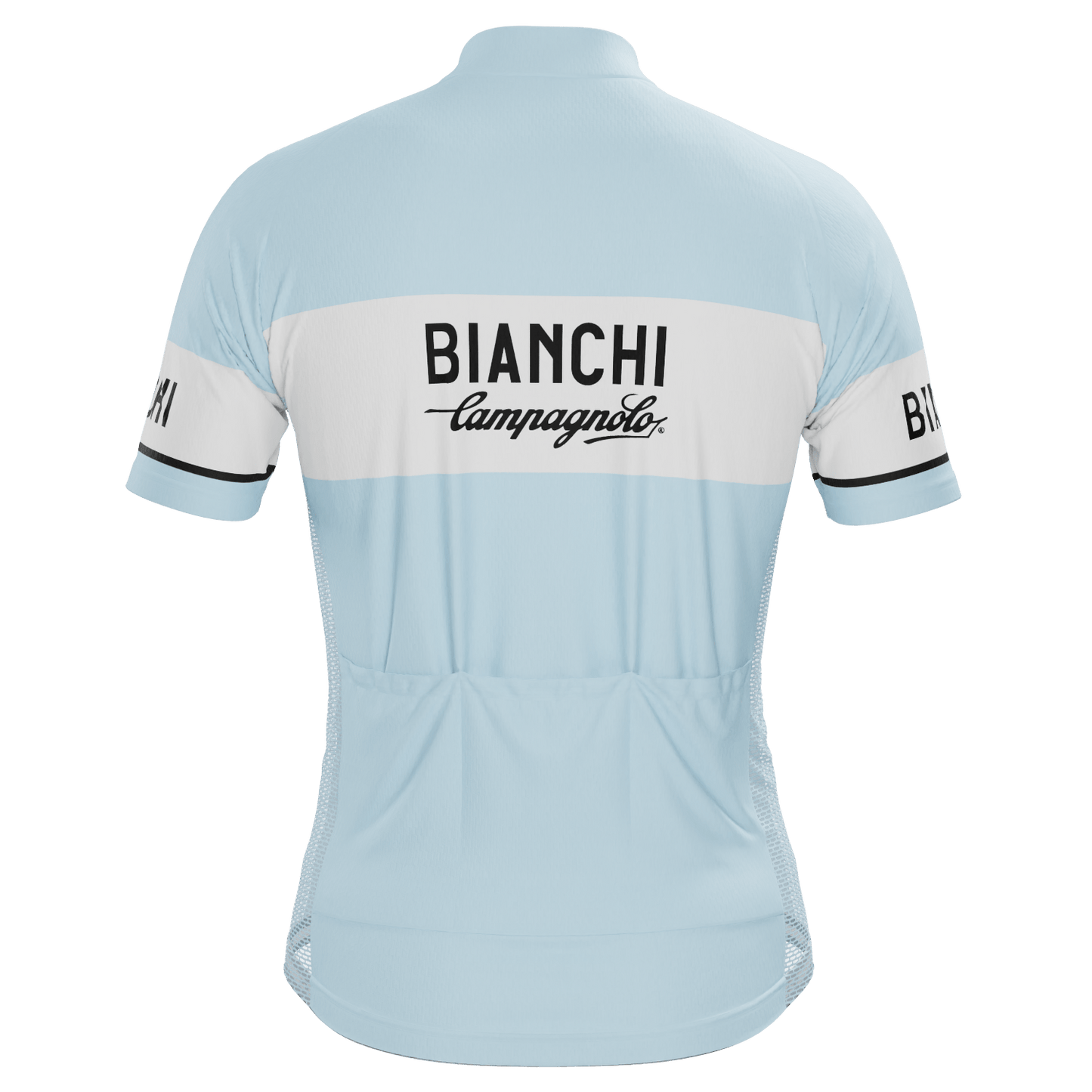 Men's Retro Bianchi Short Sleeve Cycling Jersey