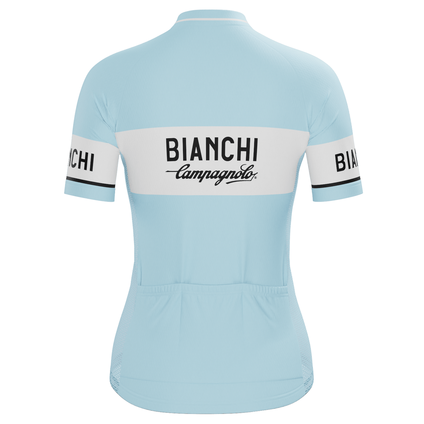 Women's Retro Bianchi Short Sleeve Cycling Jersey