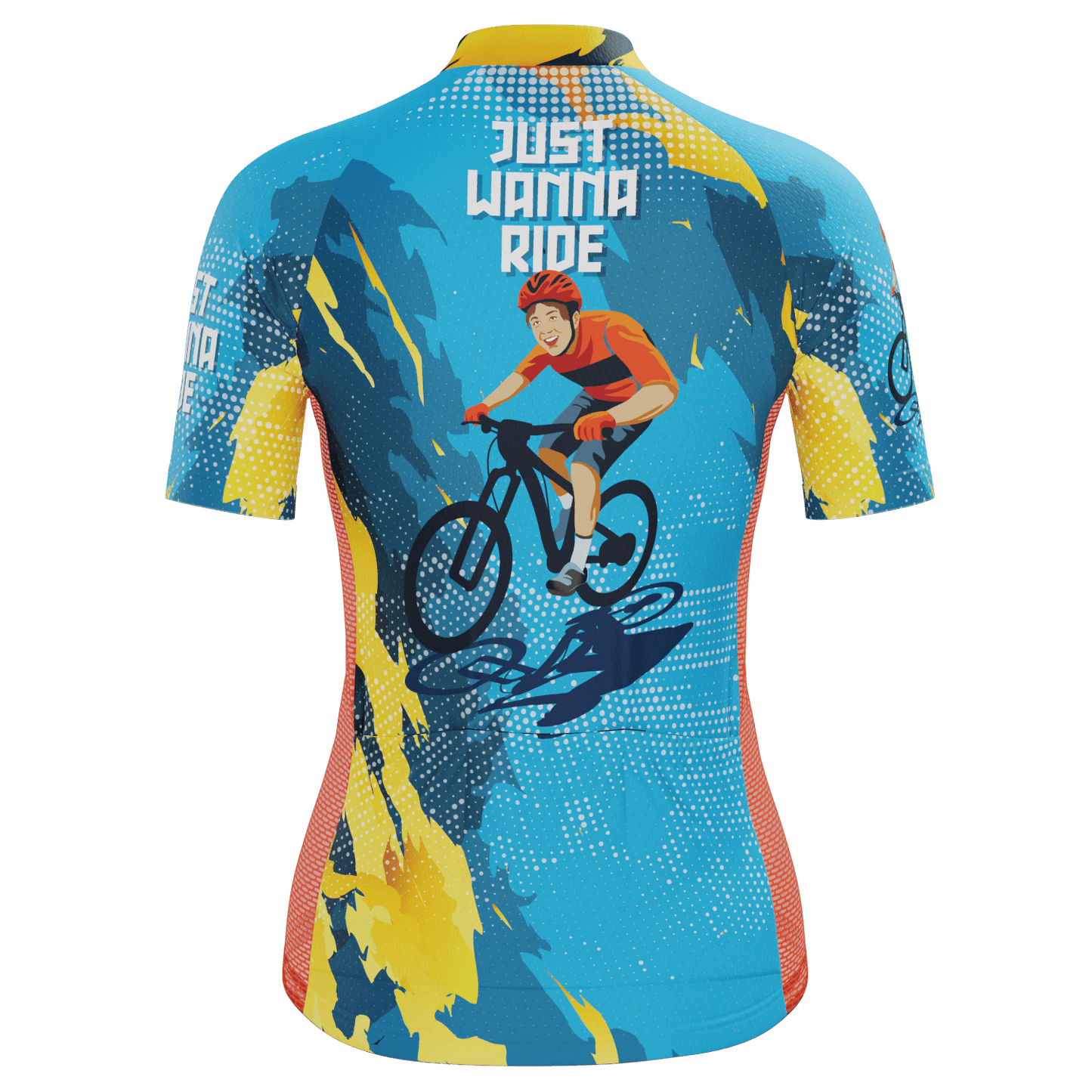 Women's Just Wanna Ride Short Sleeve Cycling Jersey