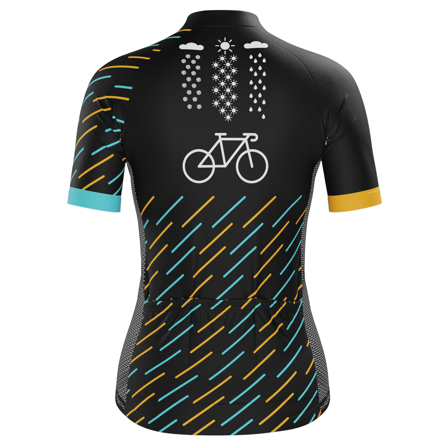 Women's Rain Hail or Shine Short Sleeve Cycling Jersey