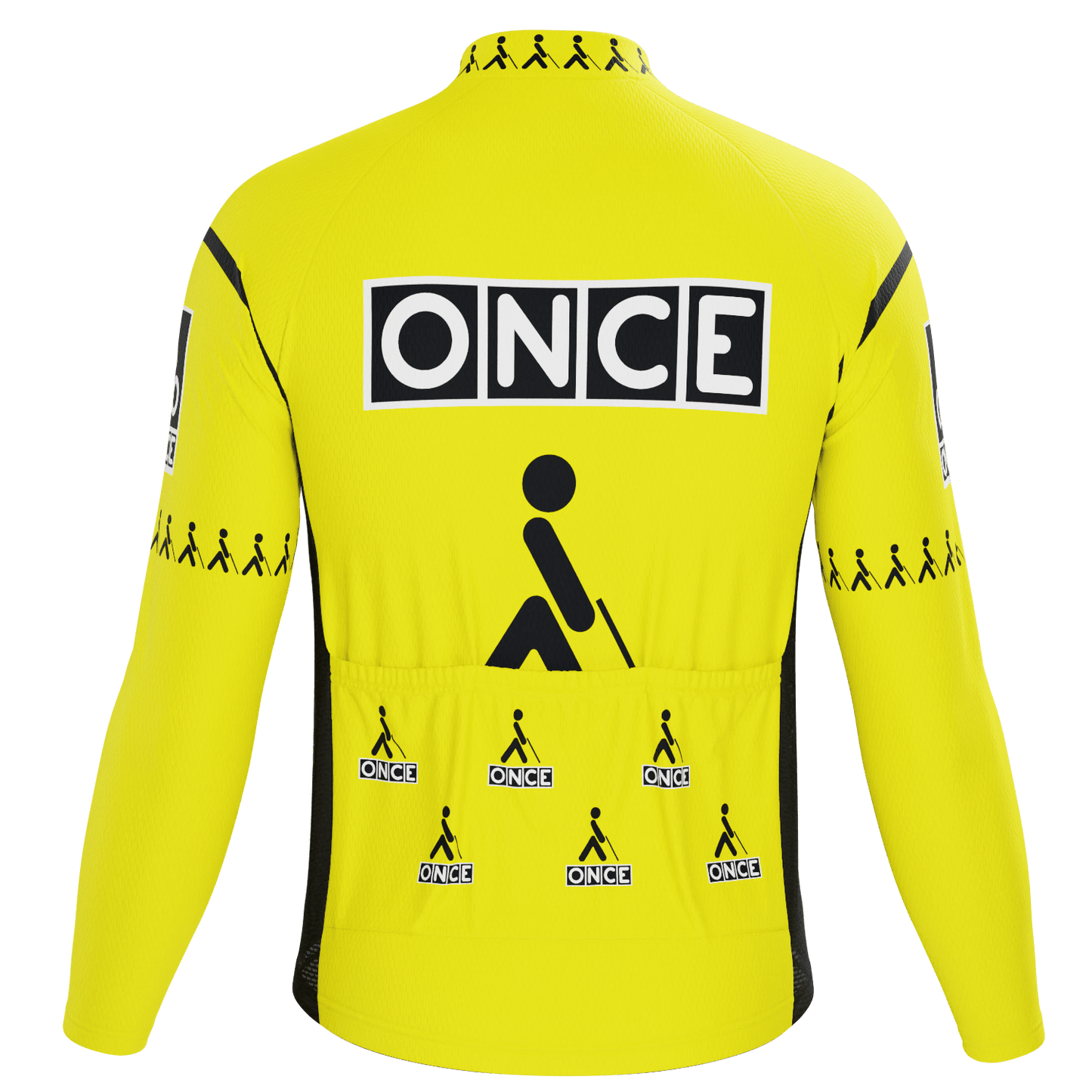 Men's Retro Solo Long Sleeve Cycling Jersey