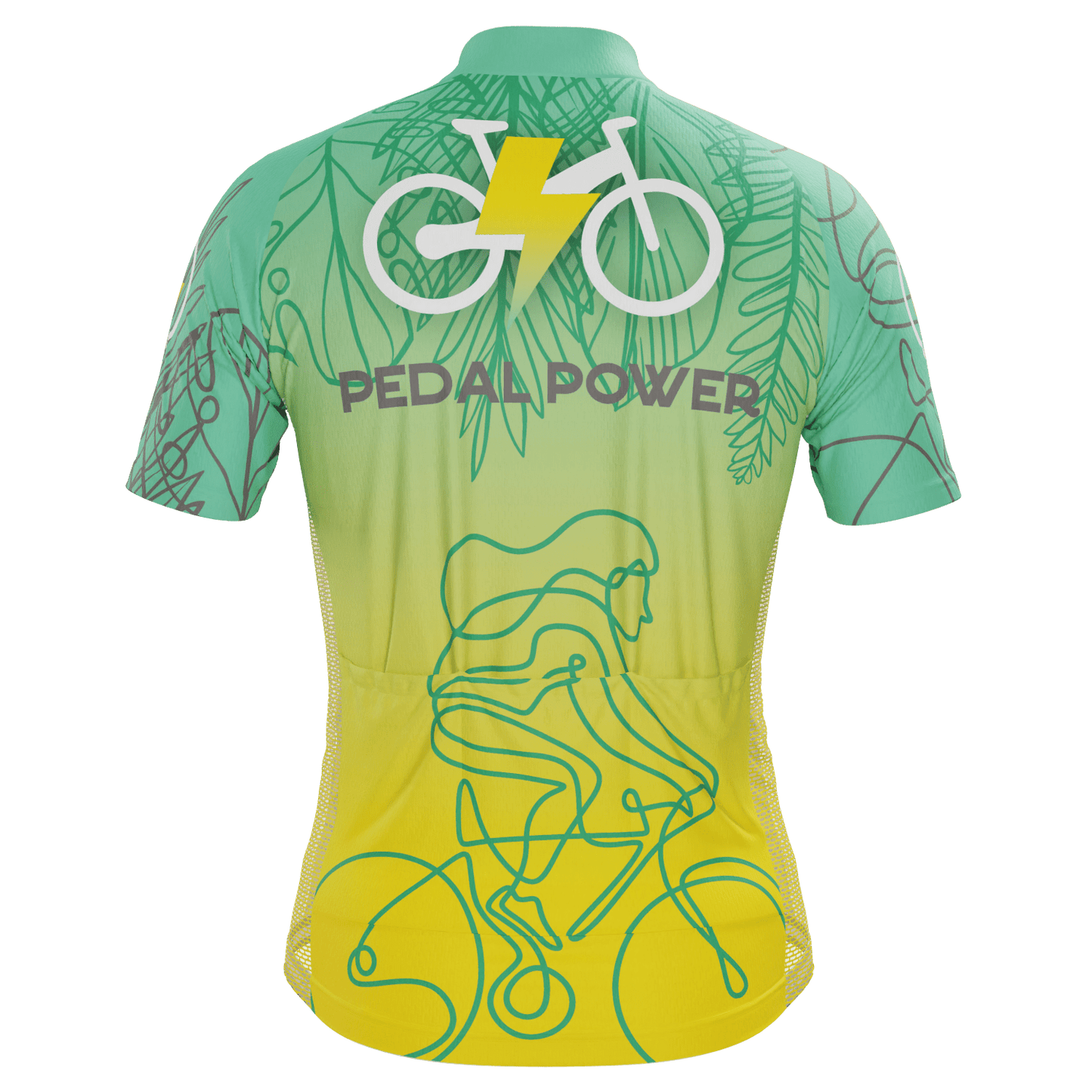 Men's Pedal Power Short Sleeve Cycling Jersey
