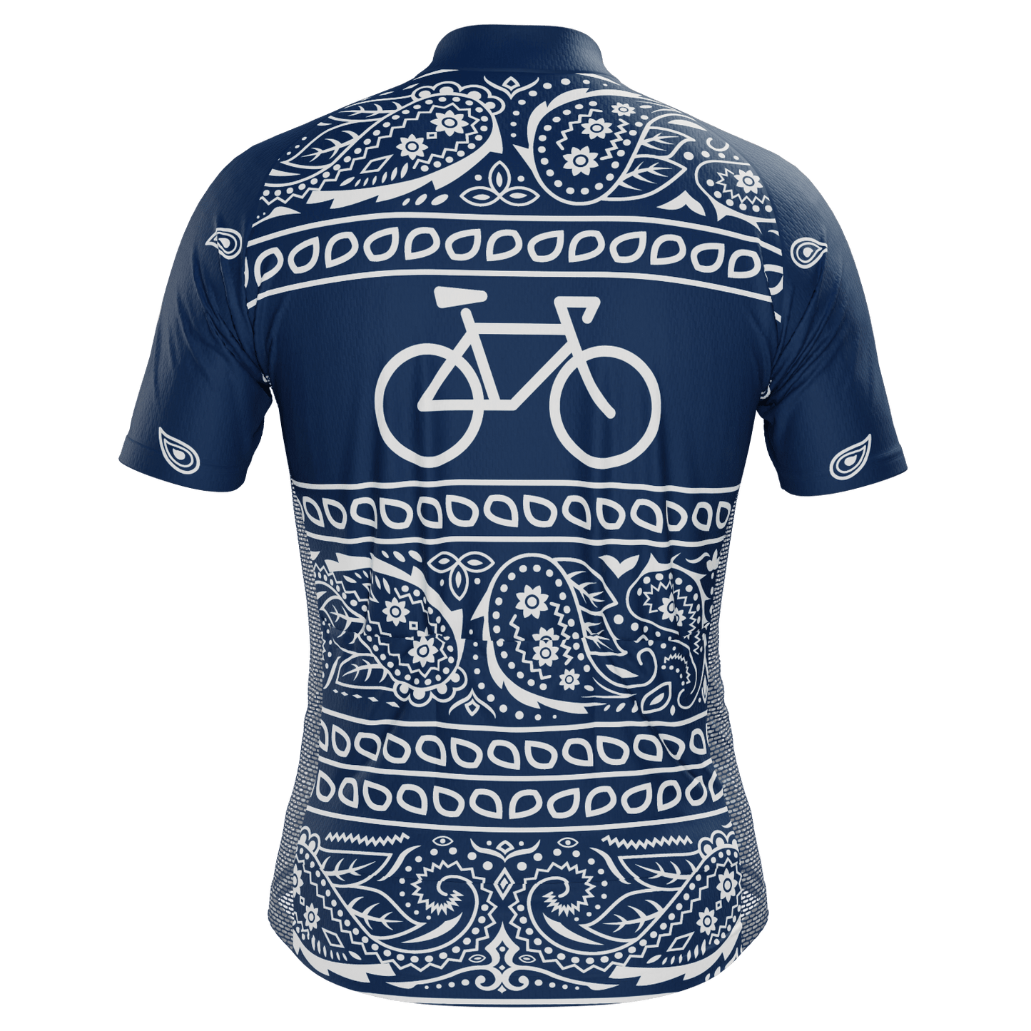 Men's Custom Bandana Style Design Short Sleeve Cycling Jersey