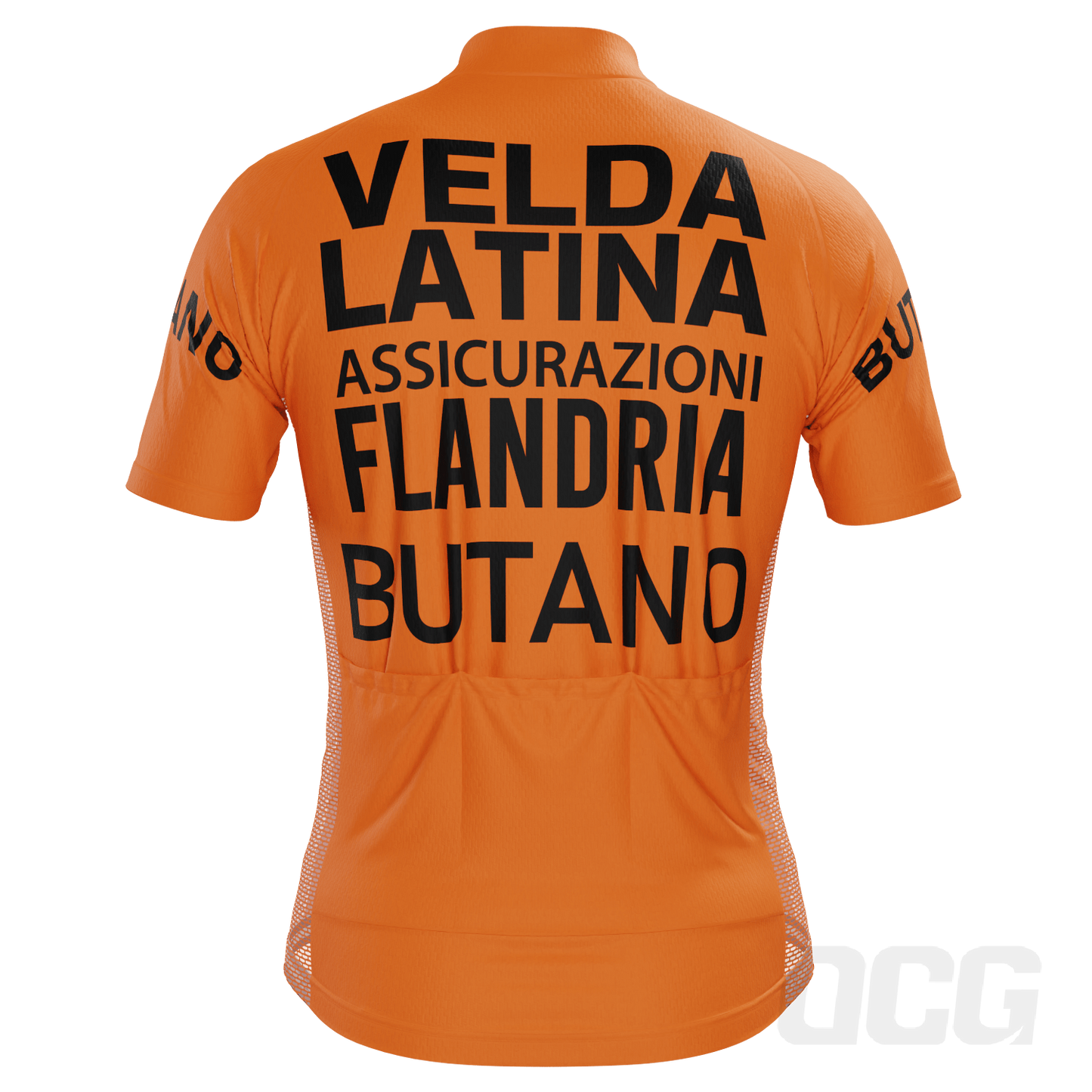 Men's Retro 1977 Flandria Maertens Vuelta a España Short Sleeve Cycling Jersey
