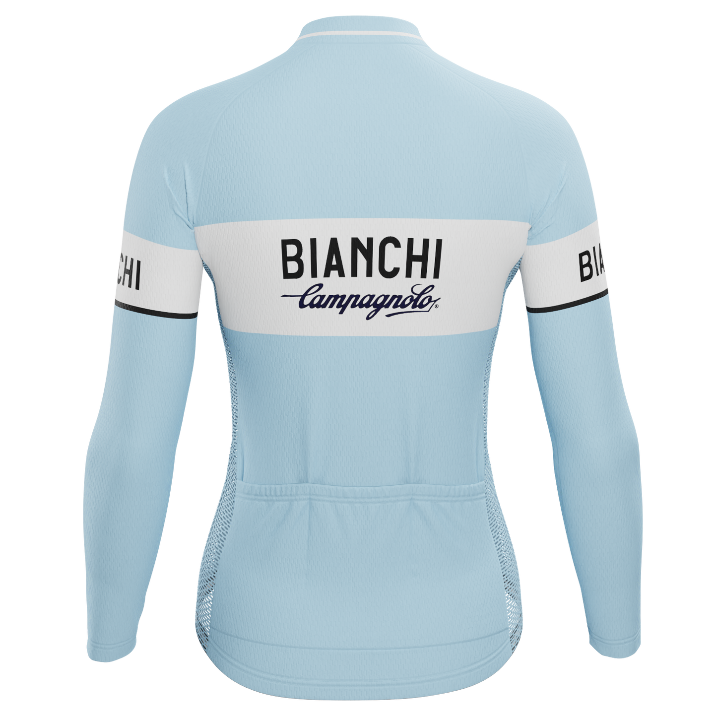 Women's Retro Bianchi Long Sleeve Cycling Jersey
