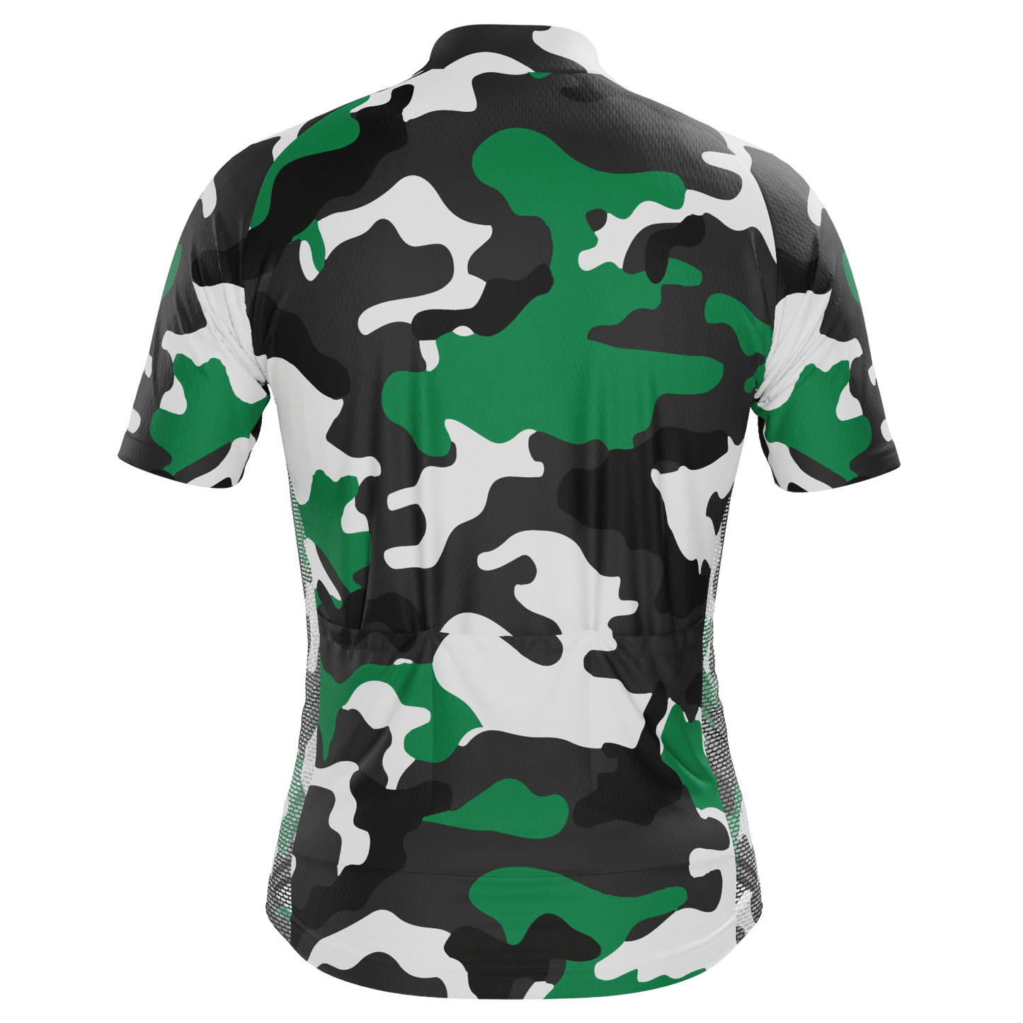 Men's Camouflage Winter Forest Short Sleeve Cycling Jersey