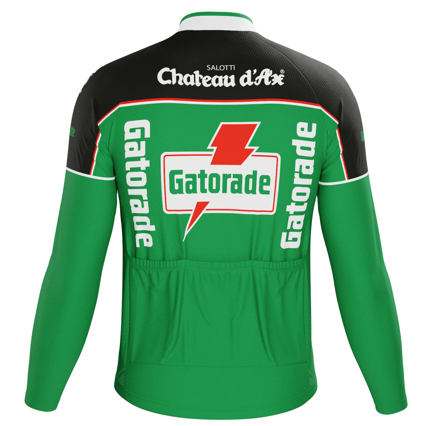 Men's Bolt Team Retro Long Sleeve Cycling Jersey