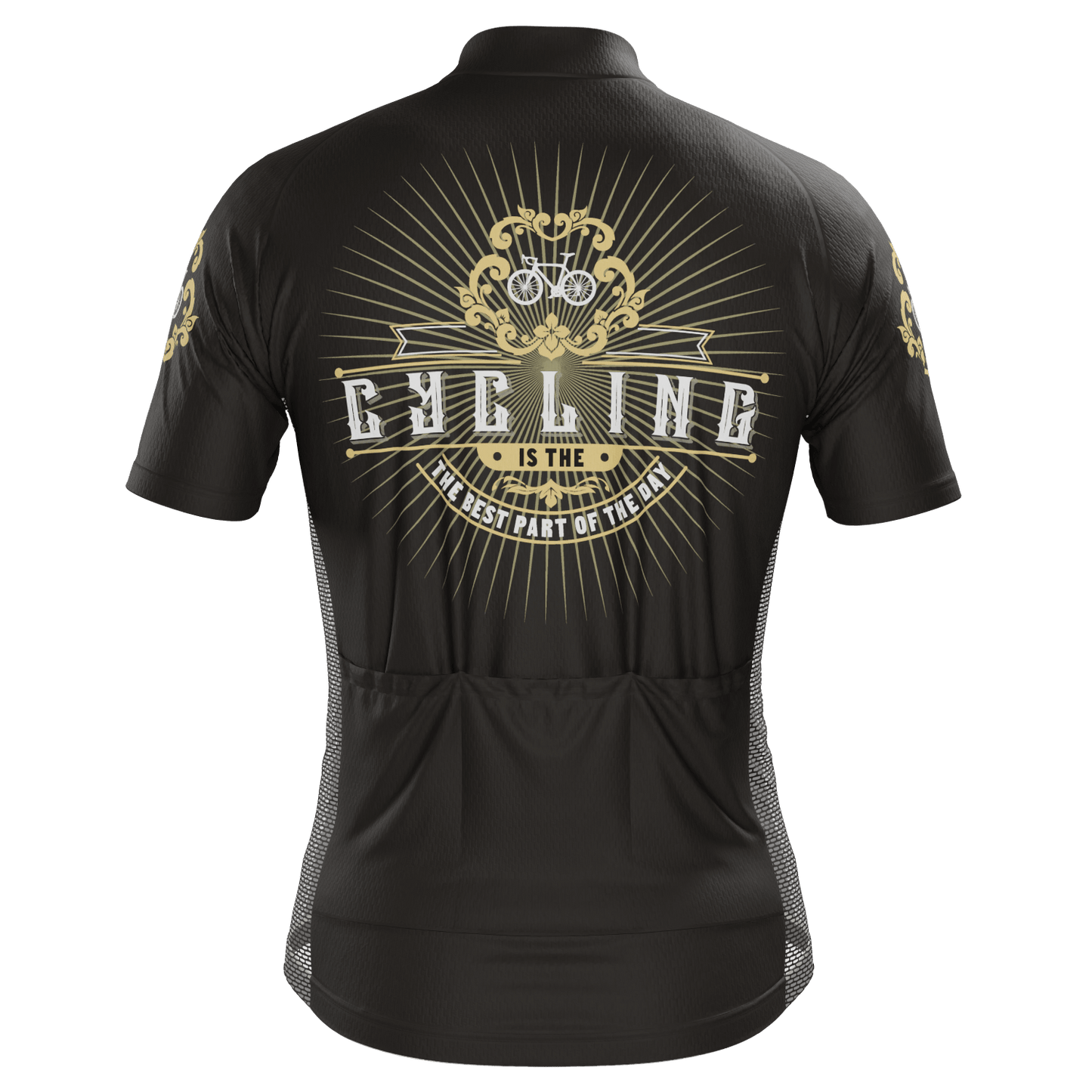 Men's Cycling Is The Best Part Of The Day Short Sleeve Cycling Jersey