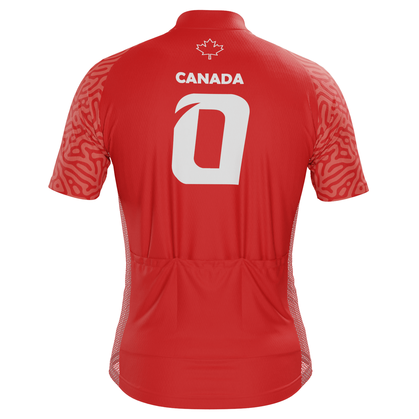 Men's Canada Soccer Short Sleeve Cycling Jersey