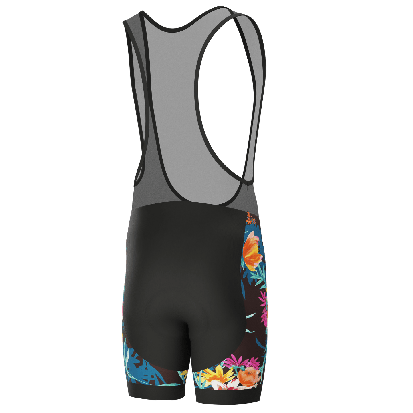 Men's Tropical Bloom Gel Padded Cycling Bib