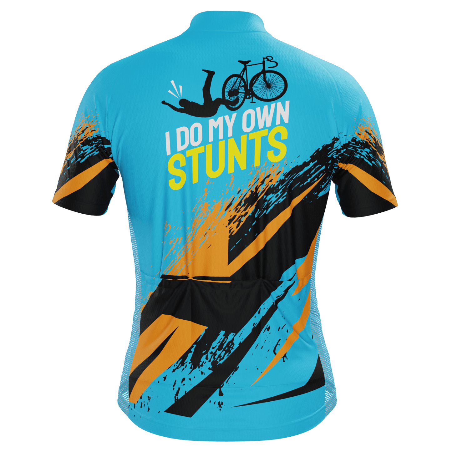Men's I Do My Own Stunts Short Sleeve Cycling Jersey