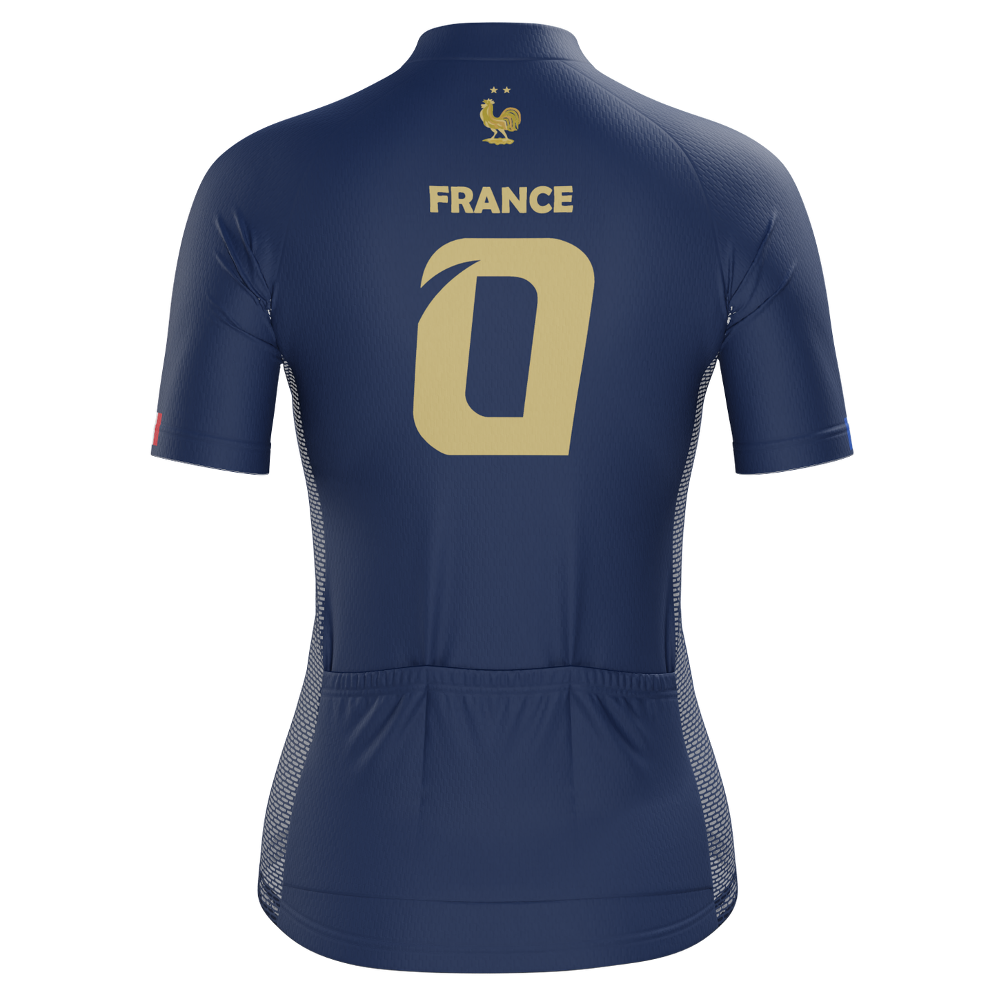 Women's France Soccer Short Sleeve Cycling Jersey