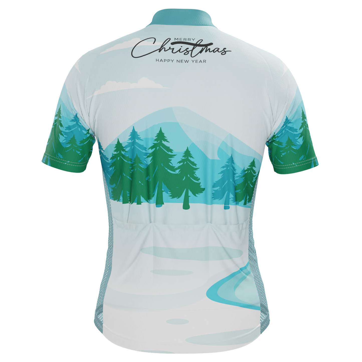Men's Cycling Reindeer Short Sleeve Cycling Jersey
