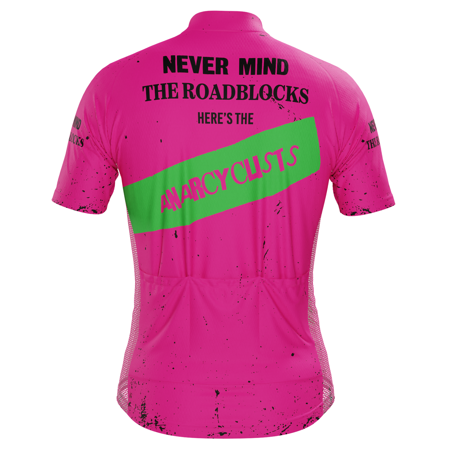 Men's Never Mind The Roadblocks Short Sleeve Cycling Jersey