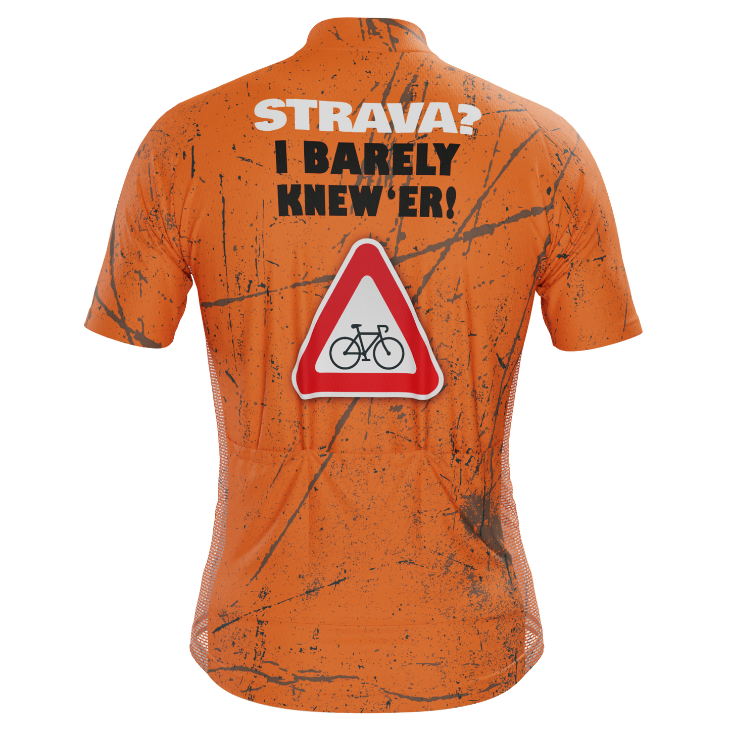 Men's Strava? I Barely Knew 'Er! Short Sleeve Cycling Jersey