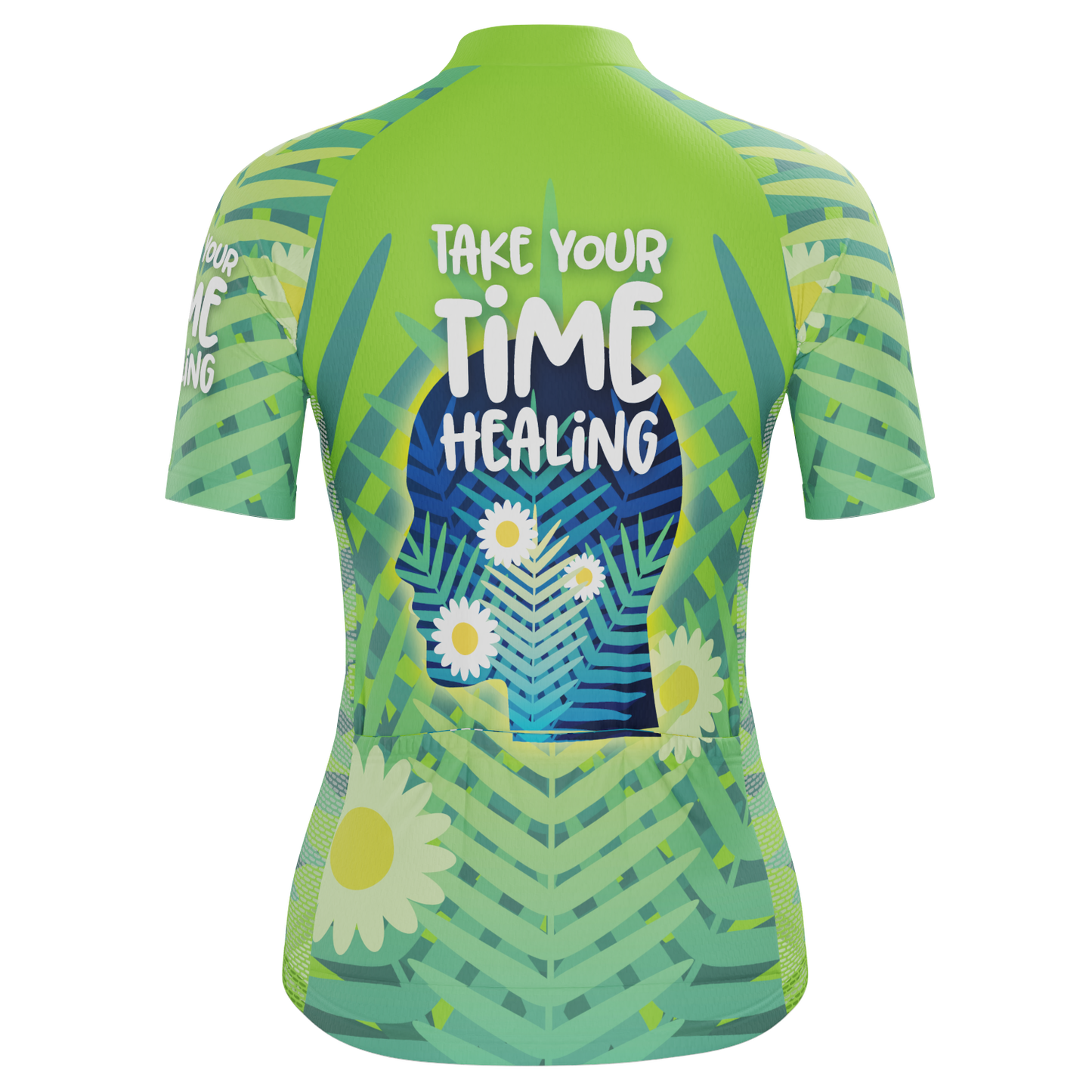 Women's Mental Health-Take Your Time Healing Short Sleeve Cycling Jersey