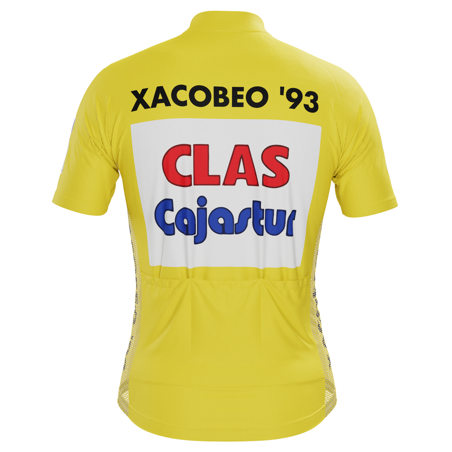 Men's Retro 1992 Clas-Cajastur Short Sleeve Cycling Jersey