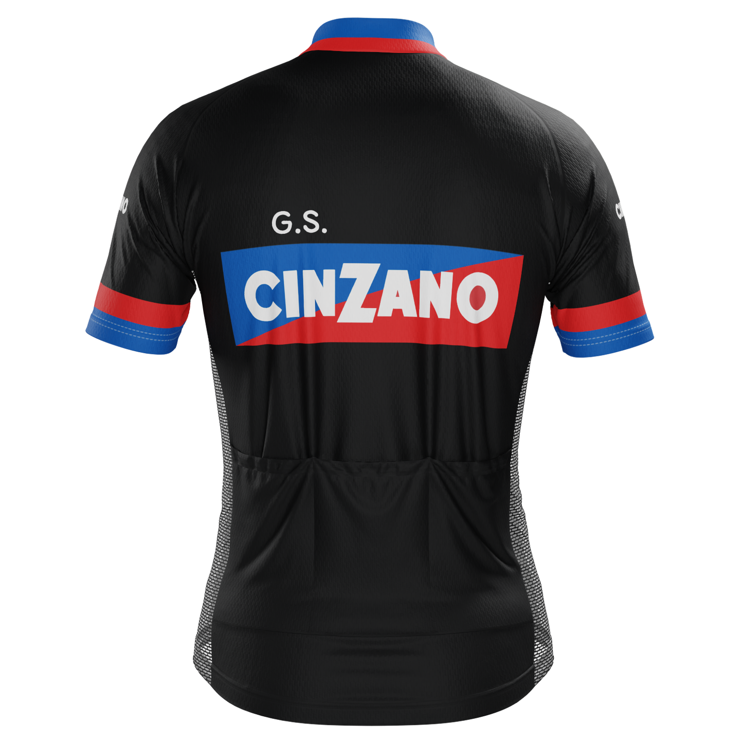 Men's Vintage Cinzano Short Sleeve Cycling Jersey