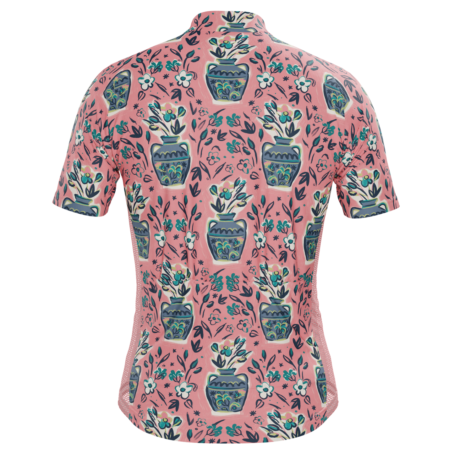Men's Vases & Flowers Short Sleeve Cycling Jersey