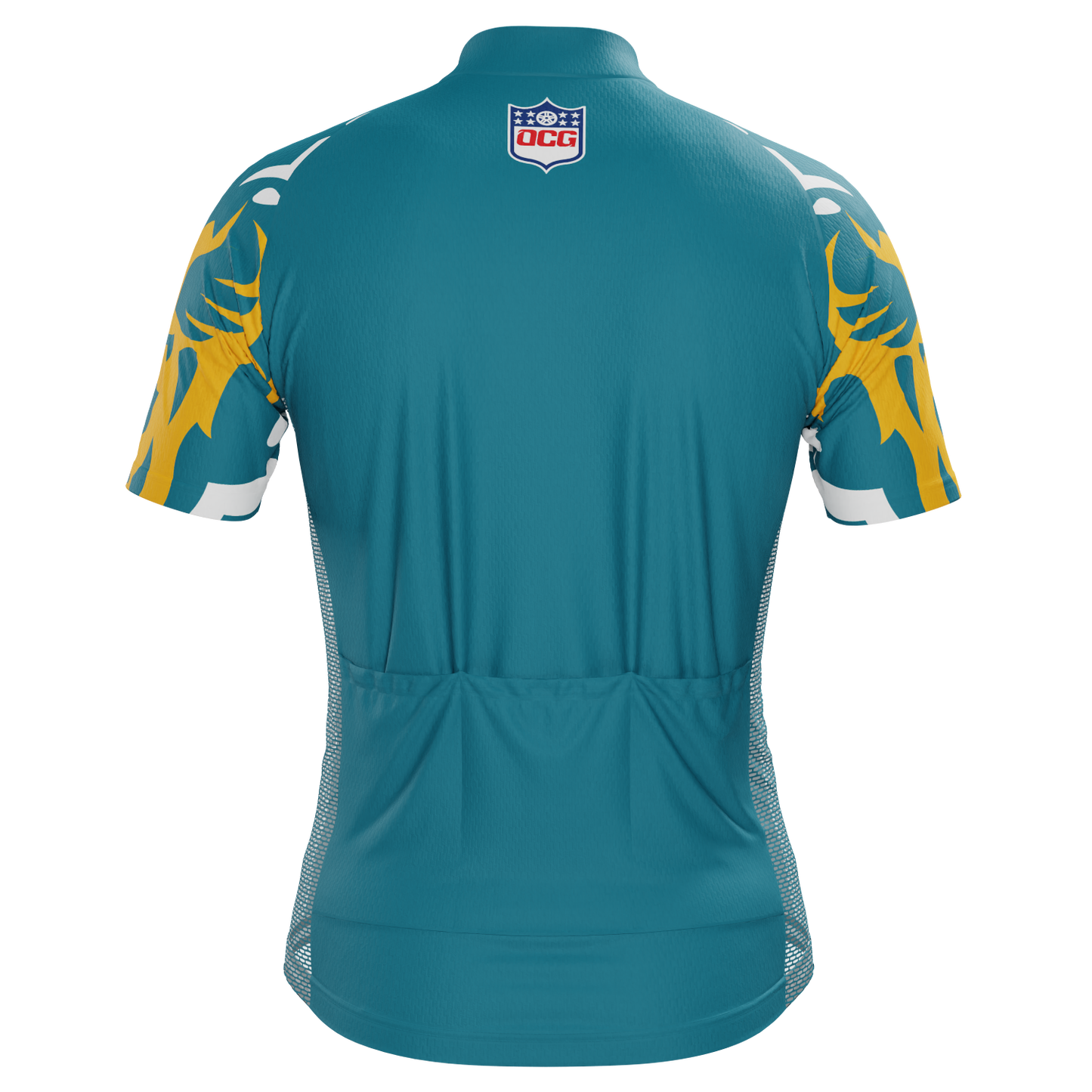 Men's Jacksonville Football Short Sleeve Cycling Jersey