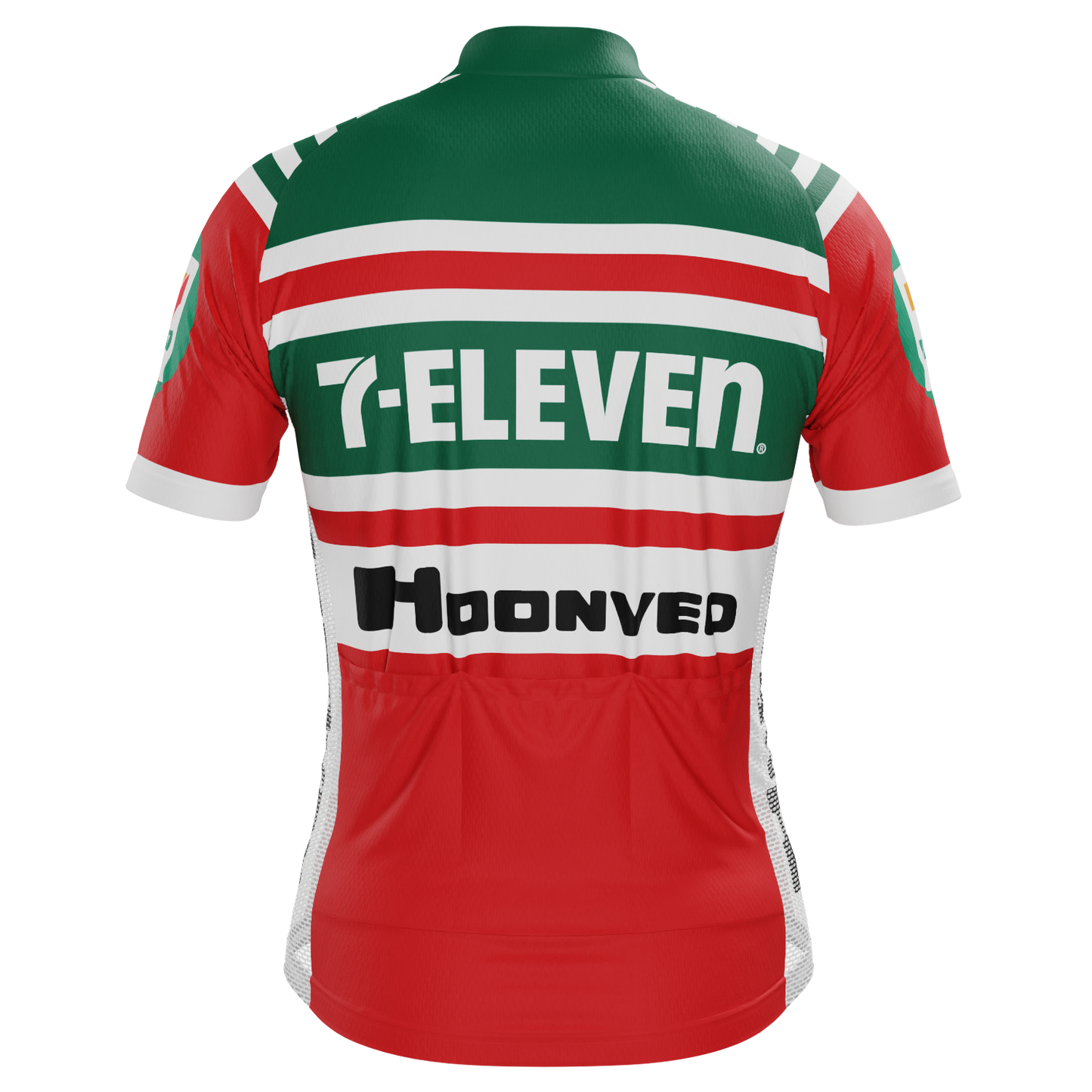Men's Seven Eleven Team Retro Short Sleeve Cycling Jersey