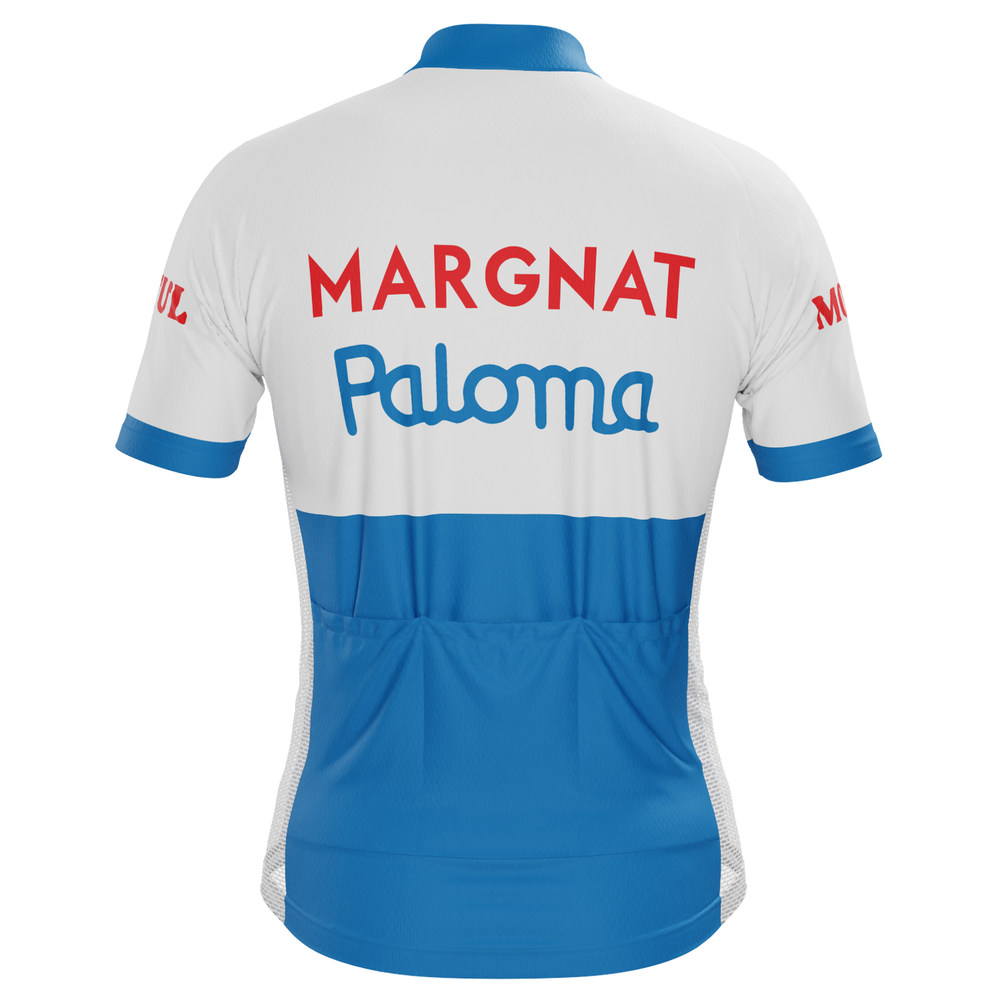 Men's Retro 1962 Team Margnat Paloma Short Sleeve Cycling Jersey