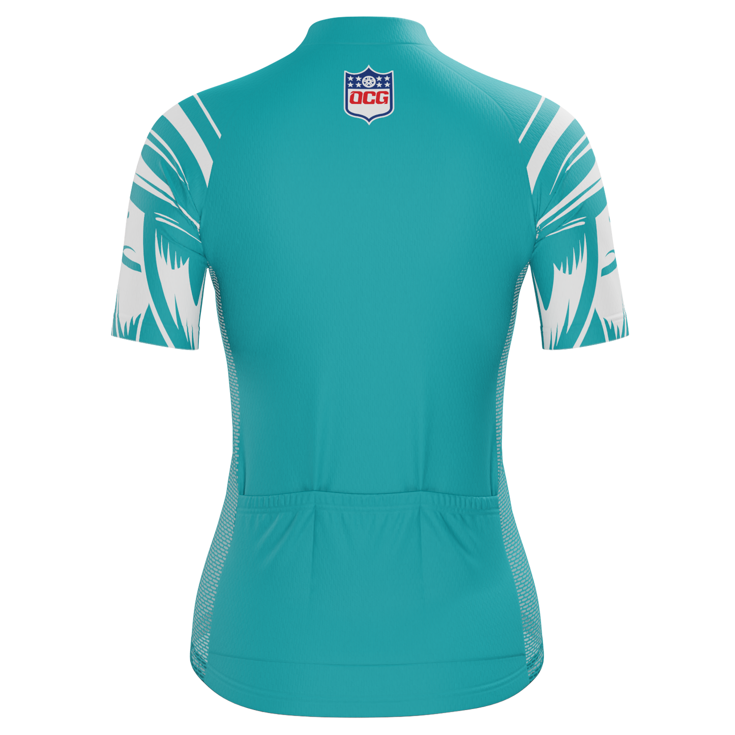 Women's Miami Football Short Sleeve Cycling Jersey