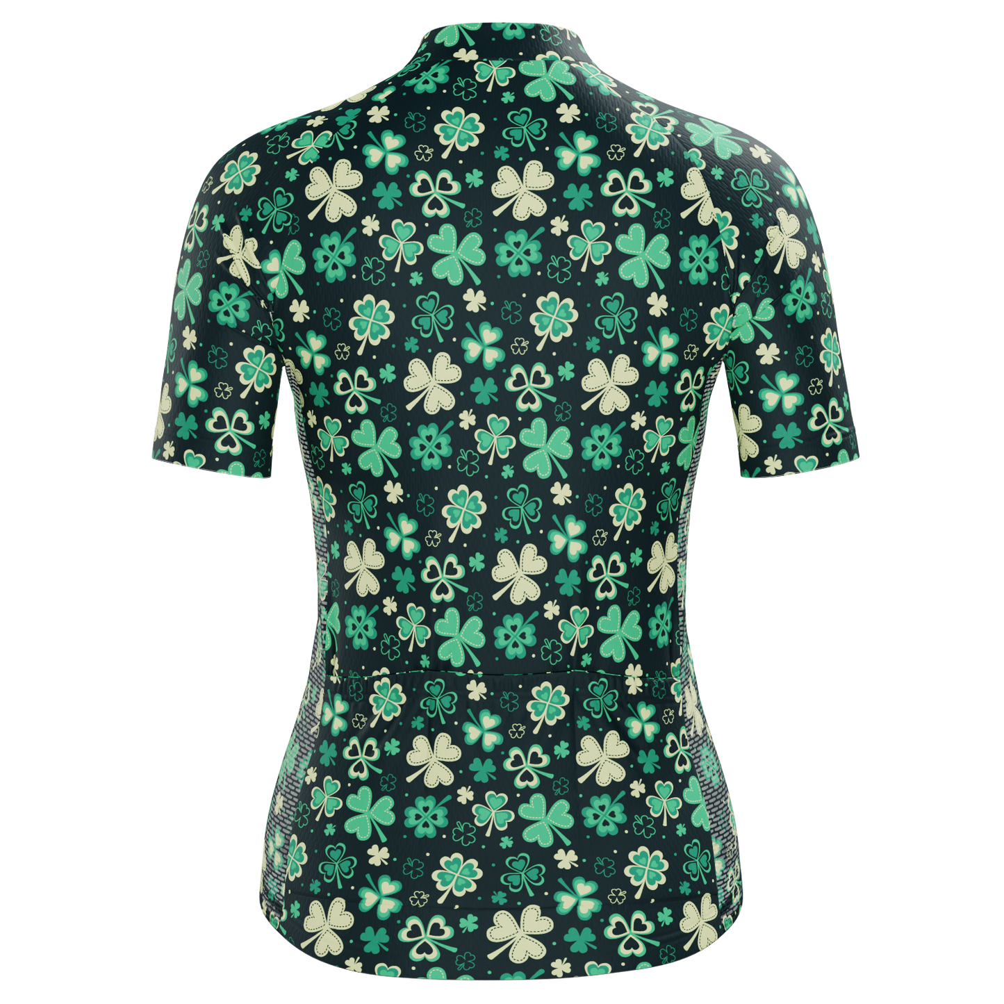 Women's Shamrocks & Clovers Short Sleeve Cycling Jersey