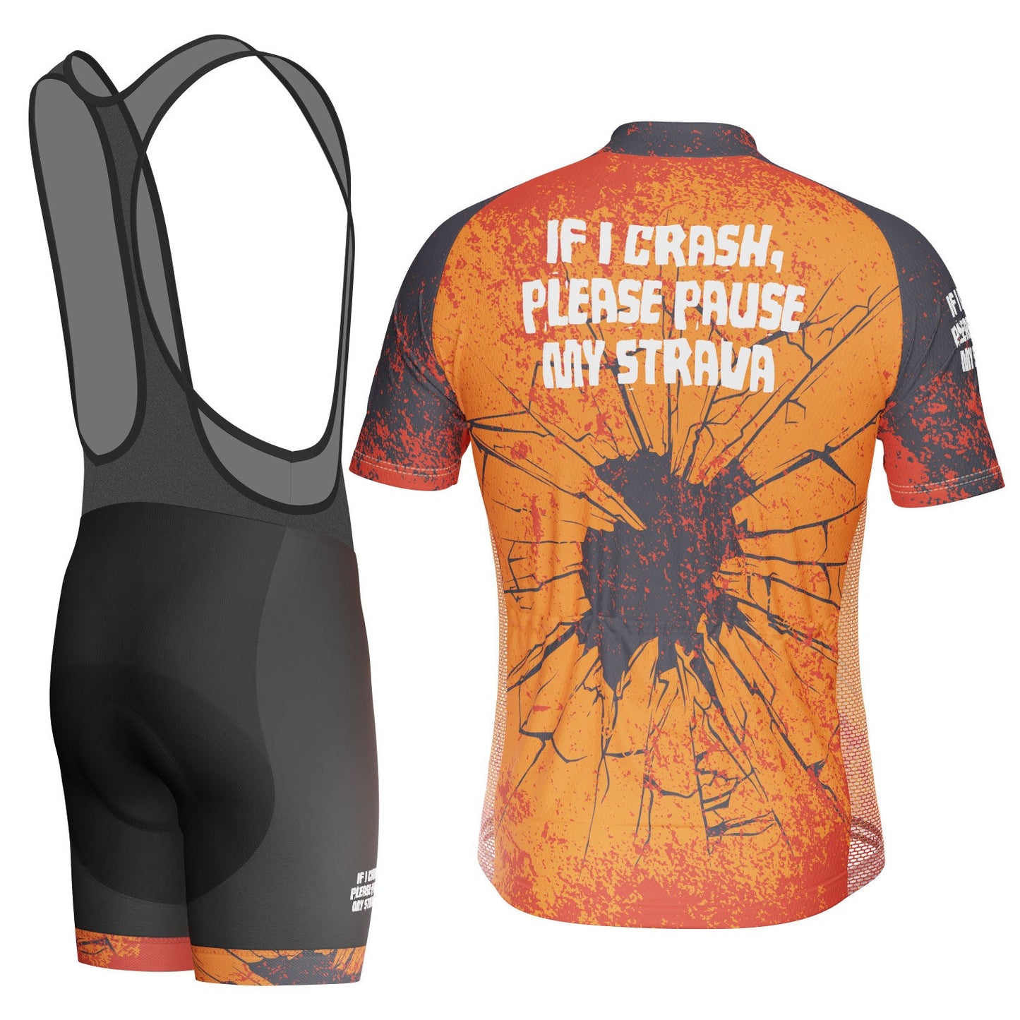Men's Pause My Strava 2 Piece Cycling Kit